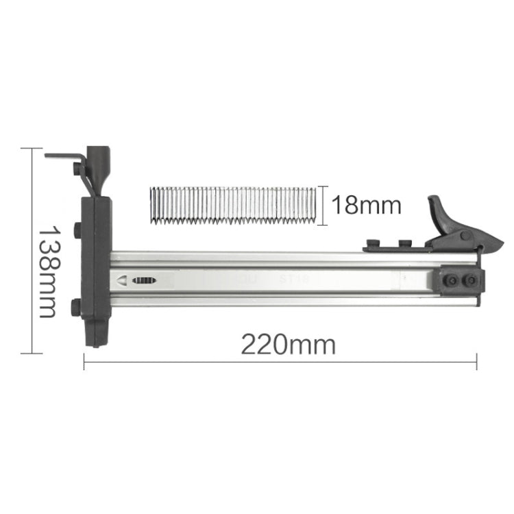 Pistola sparachiodi manuale in acciaio Bozhou ST18, Steel Nail Gun