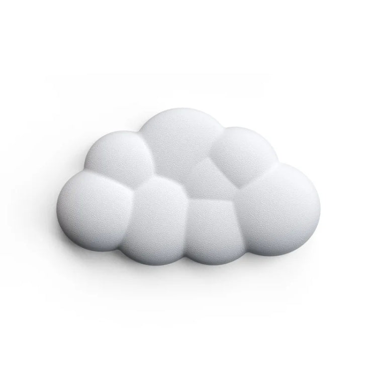 Tappetino per mouse in memory foam con poggiapolsi Cloud, supporto da polso per desktop da ufficio