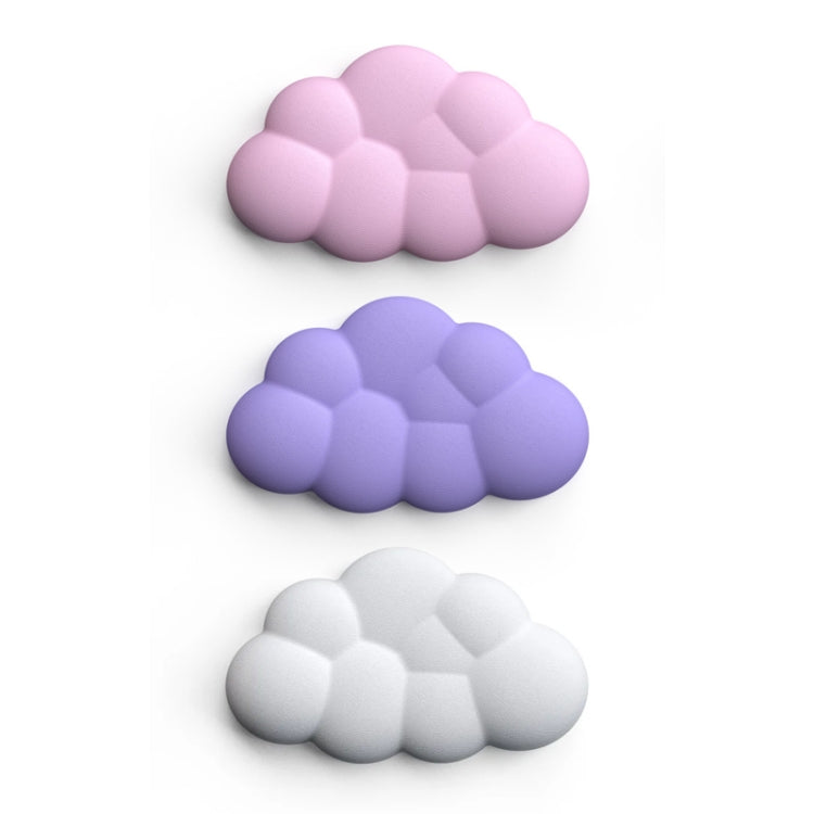 Tappetino per mouse in memory foam con poggiapolsi Cloud, supporto da polso per desktop da ufficio