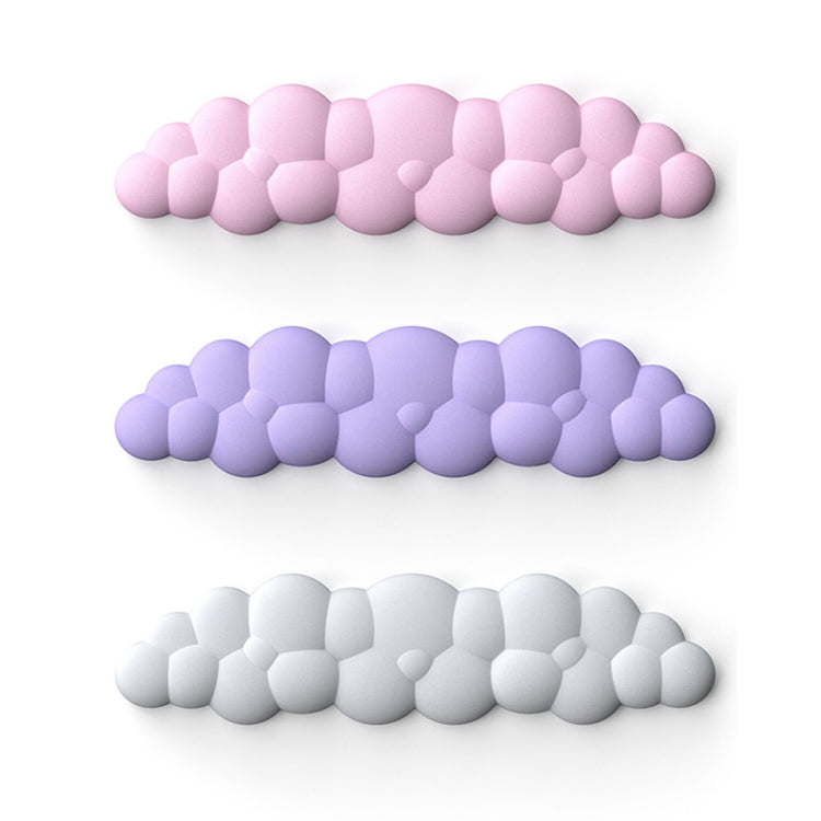 Supporto per tastiera da ufficio in memory foam con poggiapolsi Cloud