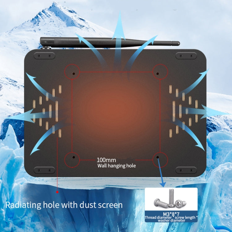 Windows 10 Intel Atom Z3735F fino a 1,83 GHz, supporto WiFi e Bluetooth e scheda TF e HDMI e RJ45, X2 2GB+64GB