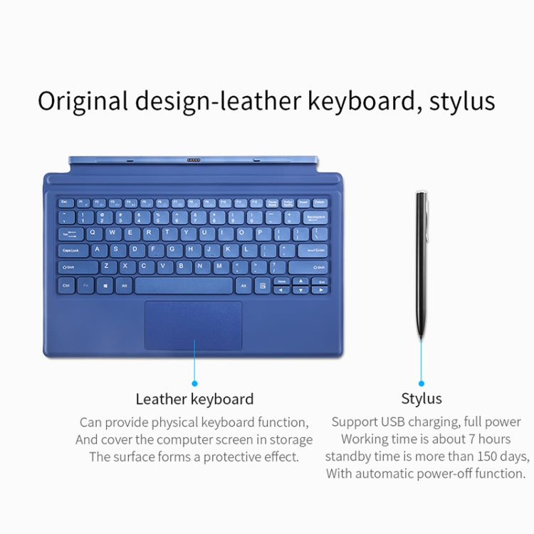 Windows 10, Intel Gemini Lake N4120 Quad Core fino a 2,6 GHz, con tastiera e penna stilo, supporto WiFi dual band, Bluetooth e scheda micro SD, 8GB+128GB+256GB