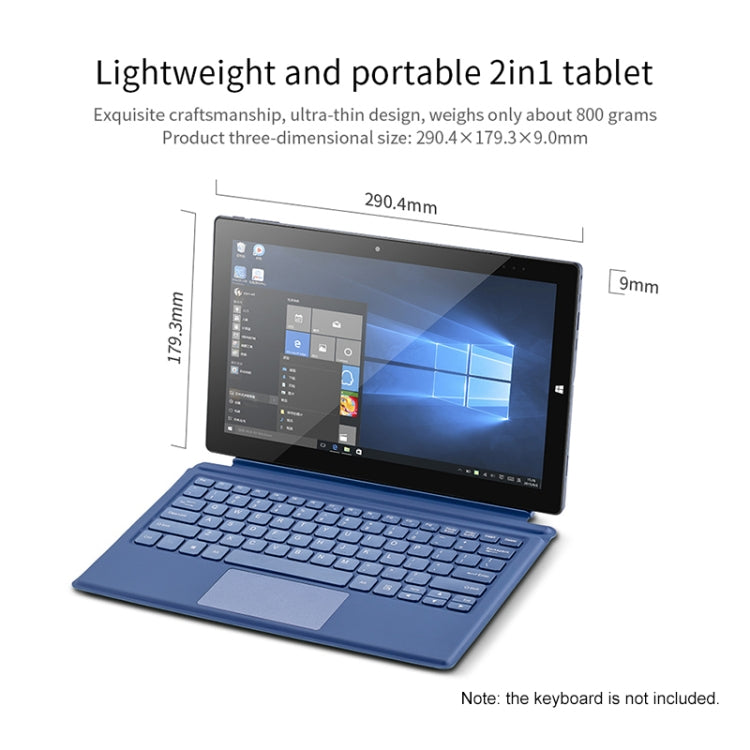 Windows 10, Intel Gemini Lake N4120 Quad Core fino a 2,6 GHz, con penna stilo tastiera non inclusa, supporto WiFi Dual Band e Bluetooth e scheda Micro SD, 8GB+128GB+512GB Not Keyboard