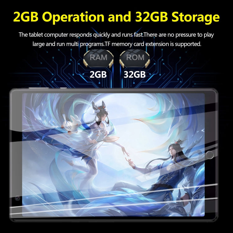 Android 9.0, MTK8321 Octa Core Cortex-A7, Supporto Dual SIM e Bluetooth e WiFi e GPS, Spina UE, MTK8321 2GB+32GB