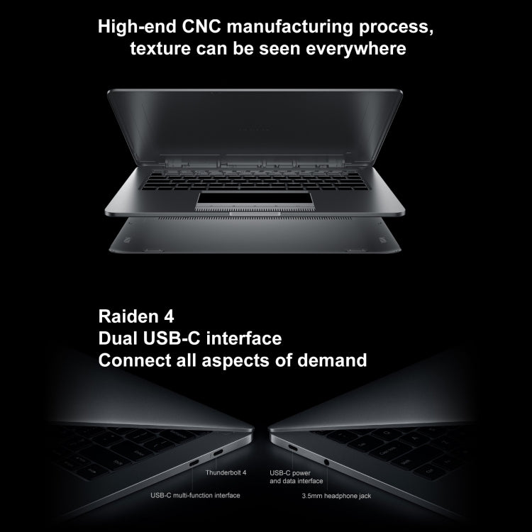 Versione cinese di Windows 10, Intel Core i7-11370H Quad Core fino a 4,8 GHz, supporto Wi-Fi 6 / Bluetooth / sblocco con impronta digitale, Pro X14 16GB+512GB