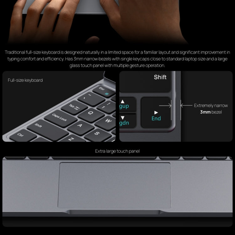 Windows 10, Intel Celeron N5100 Quad Core 1,1 GHz-1,8 GHz, supporto WiFi 6 / Bluetooth / scheda TF, spina europea, MiniBook 12GB+512GB