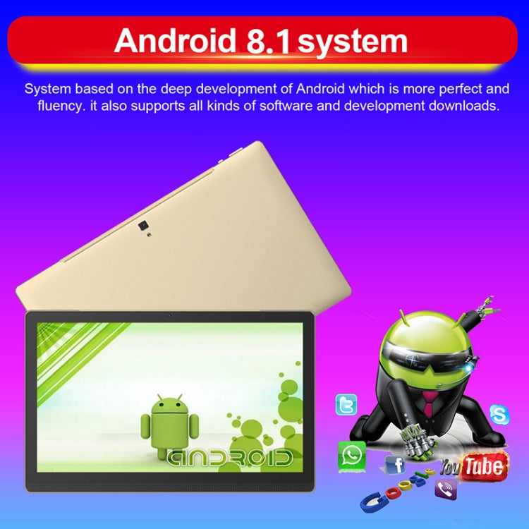 Android 8.1 MTK6797 Deca Core 2,1 GHz, doppia SIM, supporto GPS, OTG, Wi-Fi, BT