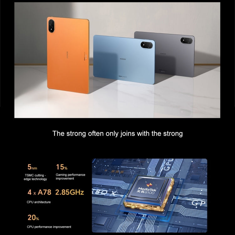 MagicOS 7.0 Dimensity 8100 Octa Core, 8 altoparlanti 10050mAh Batteria grande, non supporta Google, 8GB+256GB
