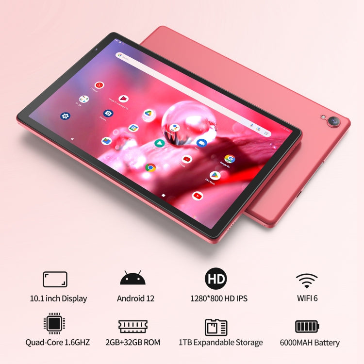 CPU Quad Core Android 12 Allwinner A133, supporto WiFi 6 / Bluetooth, versione globale con Google Play, spina USA