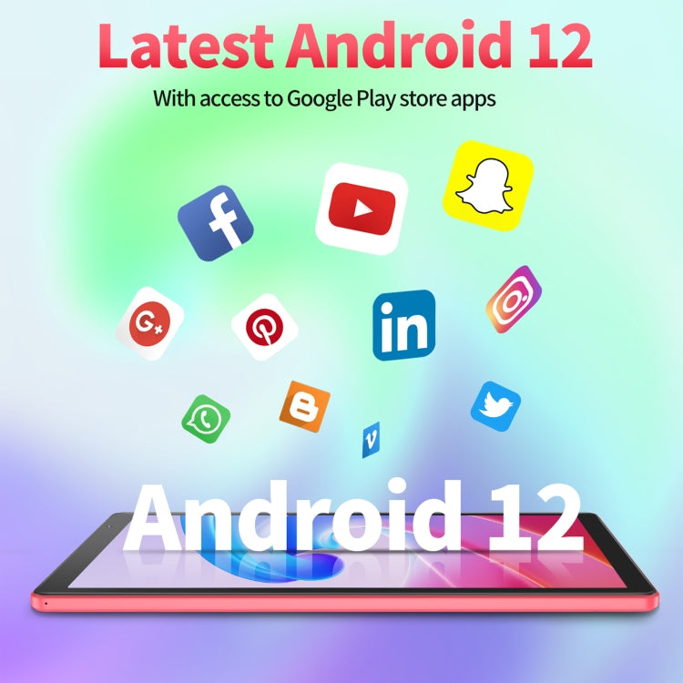 CPU Quad Core Android 12 Allwinner A133, supporto WiFi 6 / Bluetooth, versione globale con Google Play, spina USA
