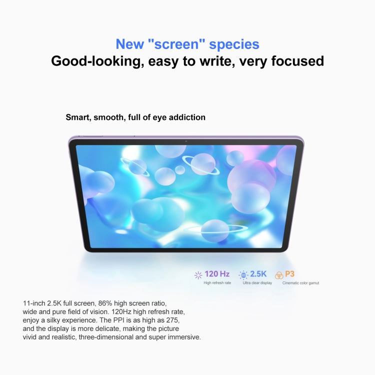 Schermo diffuso Paperfeel, HarmonyOS 3.1 Qualcomm Snapdragon 865 Octa Core fino a 2,84 GHz, non supporta Google Play, 8GB+256GB Diffuse Screen