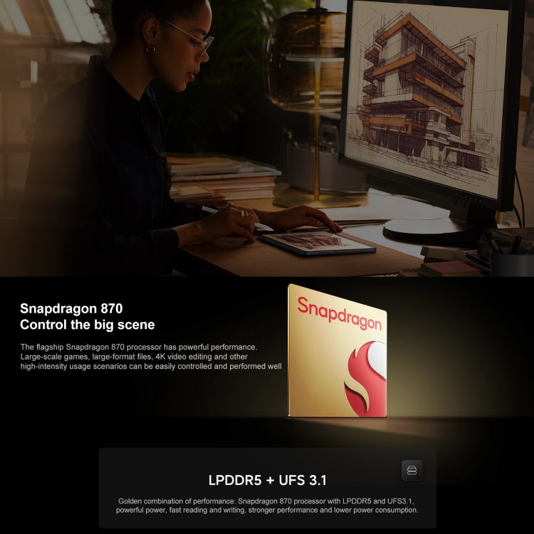 MIUI 14 Qualcomm Snapdragon 870 7nm Octa Core fino a 3,2 GHz, batteria 8840 mAh, supporto BT, WiFi, 8GB+256GB