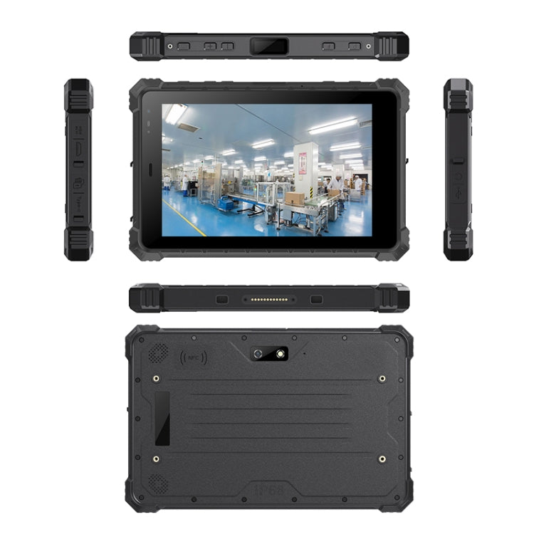 IP68 impermeabile antiurto antipolvere, Android 10.0 MT6771 Octa Core, supporto GPS/WiFi/BT/NFC, spina UK, 8 inch 4GB+64GB