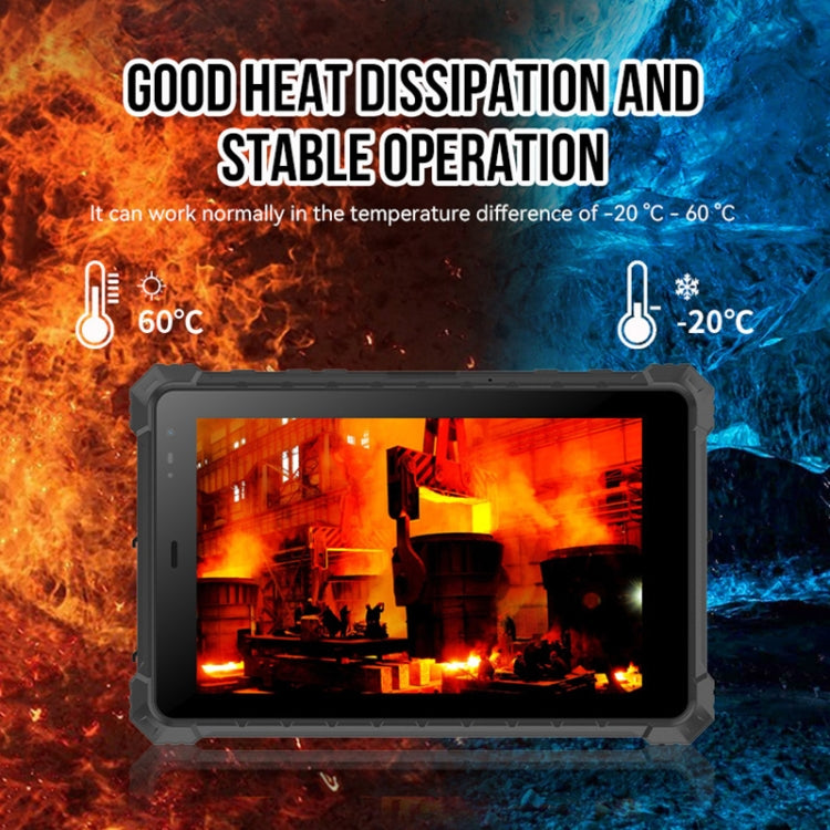 IP68 impermeabile antiurto antipolvere, Android 10.0 MT6771 Octa Core, supporto GPS/WiFi/BT/NFC, spina UK, 8 inch 4GB+64GB