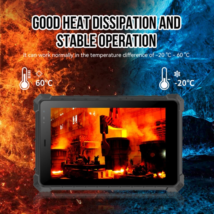 IP68 impermeabile antiurto antipolvere, Android 10.0 MT6771 Octa Core, supporto GPS/WiFi/BT/NFC, spina UK, 10.1 inch 4GB+64GB