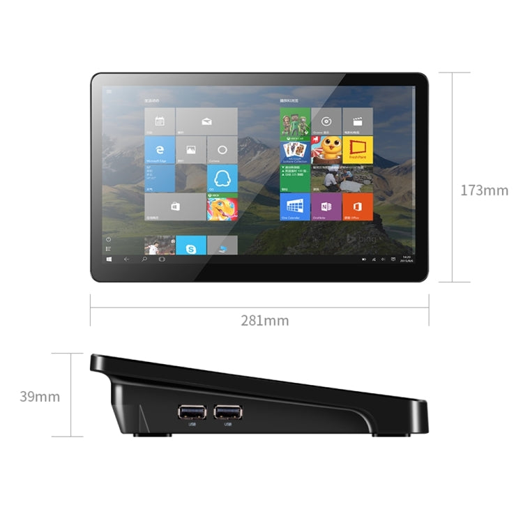 Windows 10 Home Intel Core i3-5005U 2.0GHz, supporto WiFi e Bluetooth e scheda TF e HDMI, X15 8GB+512GB