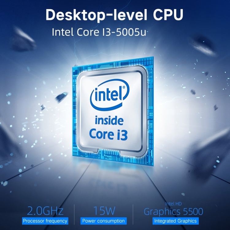 Windows 10 Home Intel Core i3-5005U 2.0GHz, supporto WiFi e Bluetooth e scheda TF e HDMI, X15 8GB+512GB