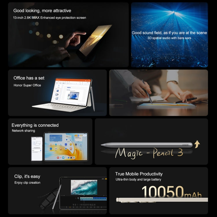 MagicOS 7.2 Snapdragon 888 Octa Core, supporta WIFI 6 e BT e OTG, non supporta Google, 8GB+256GB
