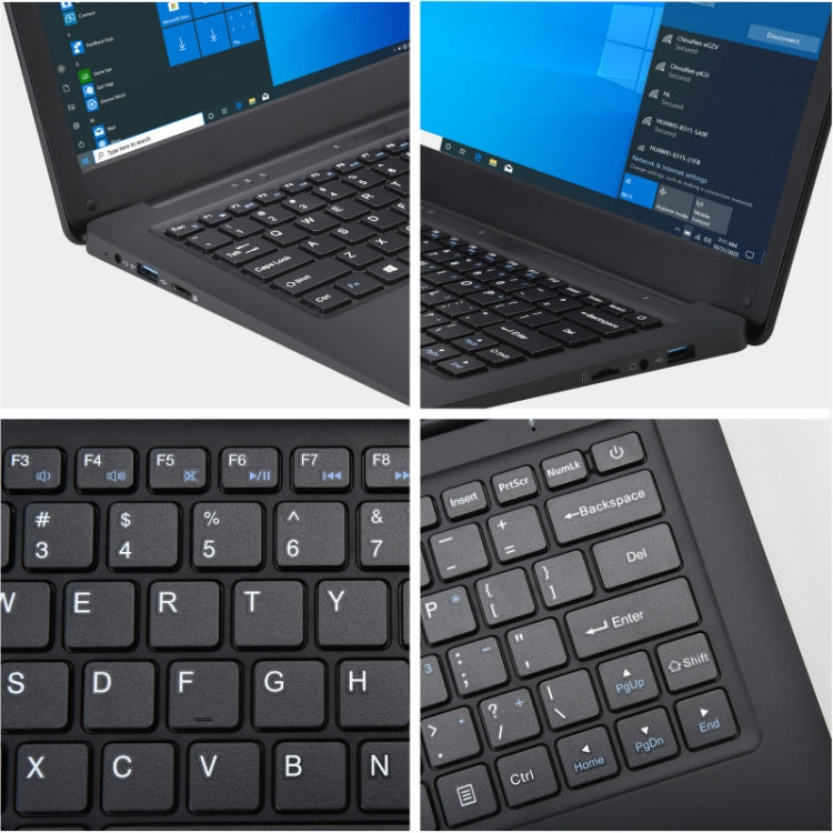 Sistema operativo Windows 10, Intel Celeron N3350 Dual Core CPU 1,44 Ghz-1,92 GHz, supporto TF Card e Bluetooth e WiFi e HDMI, spina americana