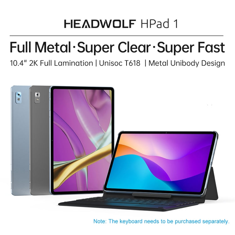 Android 11 Unisoc T618 Octa Core fino a 2,0 GHz, supporto Dual SIM, WiFi e Bluetooth, versione globale con Google Play, presa USA, Hpad1 8GB+128GB, Hpad1 8GB+128GB