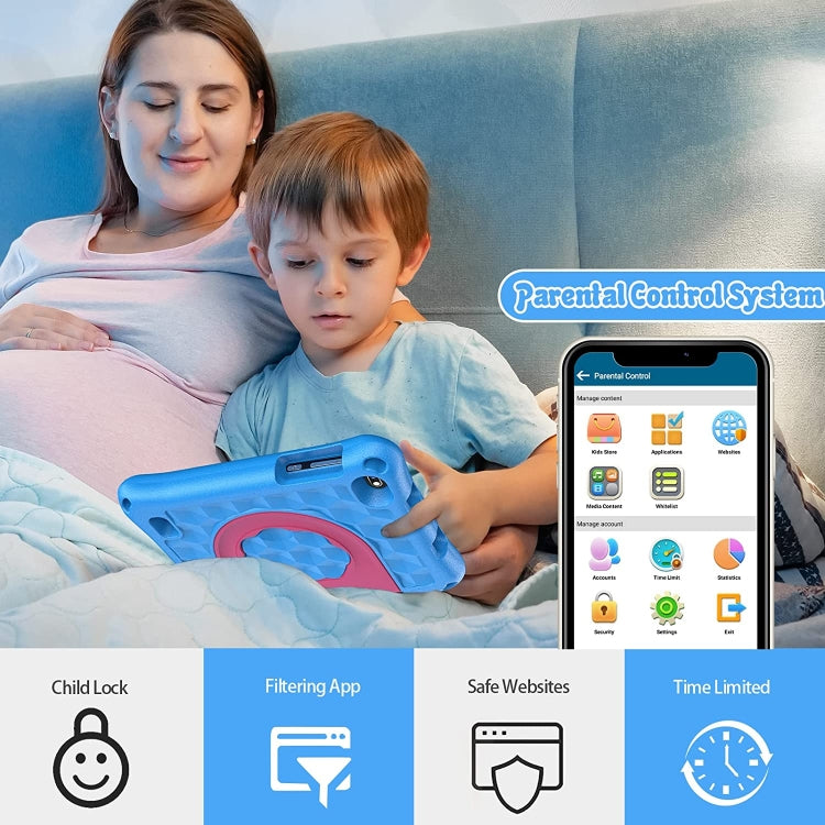 CPU Quad Core Android 11 Allwinner A100, supporto 2.4G WiFi / Bluetooth, versione globale con Google Play, spina USA