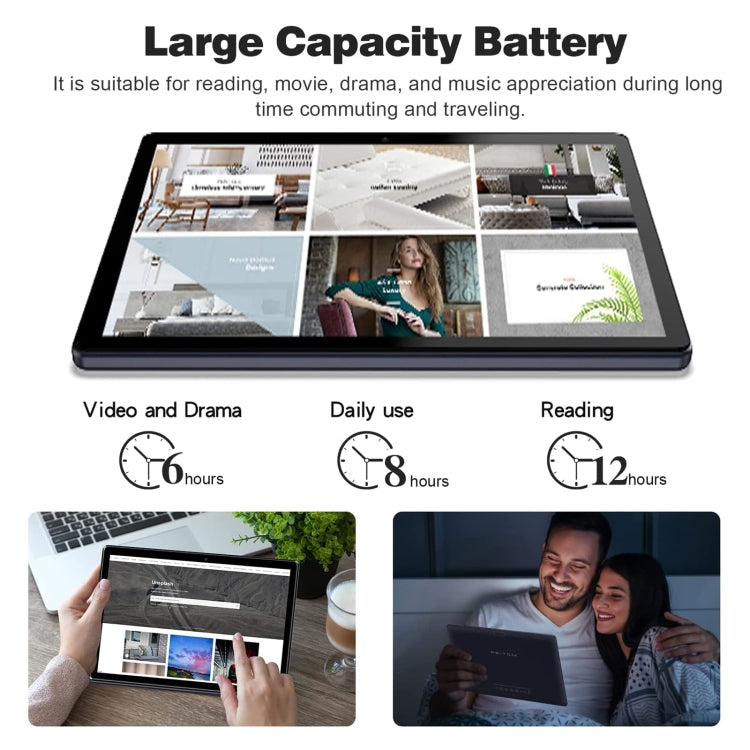 CPU Android 10 SC7731E Quad Core da 1,3 GHz, supporto WiFi/Bluetooth 2,4 G, versione globale con Google Play, spina USA, M10 WiFi