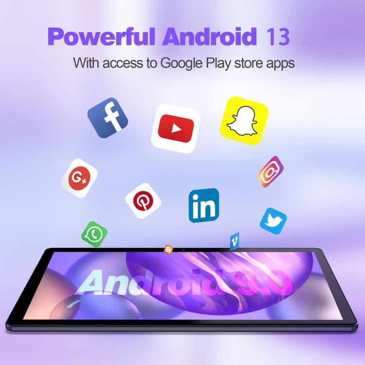 CPU Android 10 SC7731E Quad Core da 1,3 GHz, supporto WiFi/Bluetooth 2,4 G, versione globale con Google Play, spina USA, M10 WiFi