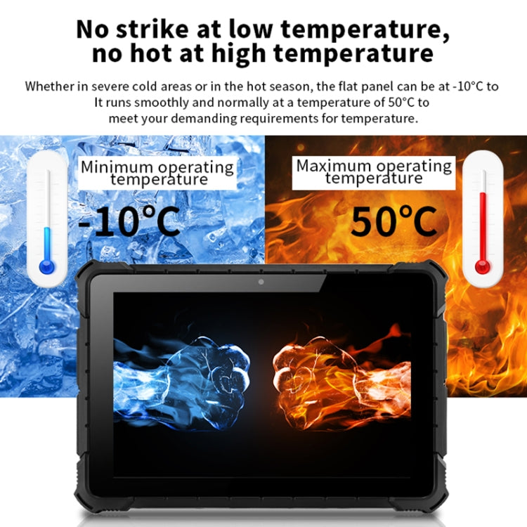 IP67 impermeabile antiurto antipolvere, Windows10 Intel Pentium J4205 Quad Core, supporto GPS/WiFi/BT/NFC, S10 Pro 8GB+128GB