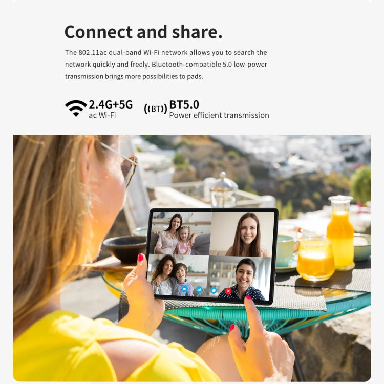 Android 12 MT8183 Octa Core, supporto Dual Band WiFi, Bluetooth e GPS, P30S 4GB+64GB