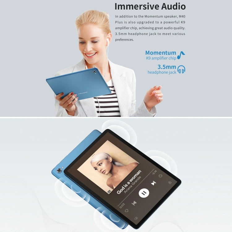 Android 12 MT8183 Octa Core, supporto Dual Band WiFi, Bluetooth e GPS, M40 Plus 8GB+128GB