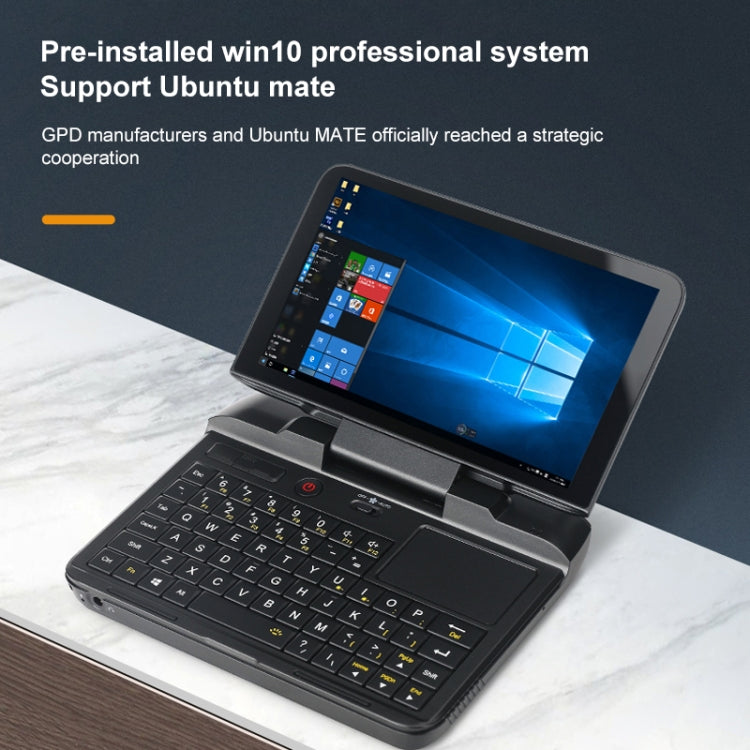 GPD MicroPC Mini Gaming Laptop, 6,0 pollici, 8 GB + 256 GB, Windows 10 Intel Celeron N4120 Quad Core, supporto Dual Band WiFi e Bluetooth e scheda TF, spina UK, MicroPC 8GB+256GB UK