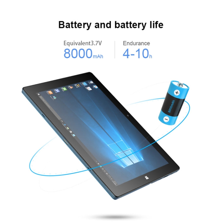 Sistema Windows 10, Intel Gemini Lake N4120 Quad Core fino a 2,6 GHz, senza tastiera e penna stilo, supporto Dual Band WiFi e Bluetooth e scheda TF e HDMI, spina americana, PiPO W10 without Keyboard & Stylus Pen