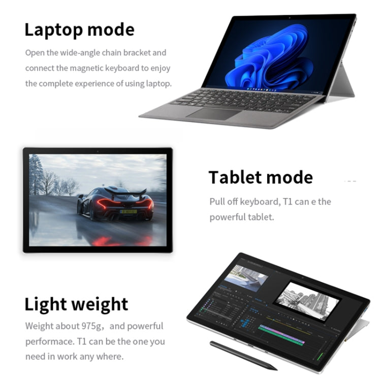 Windows 11 Intel Pentium Gold 8505, Turbo Max 4,4 GHz, con tastiera, supporto Wi-Fi6 e BT, Pentium 8505 8GB+512GB