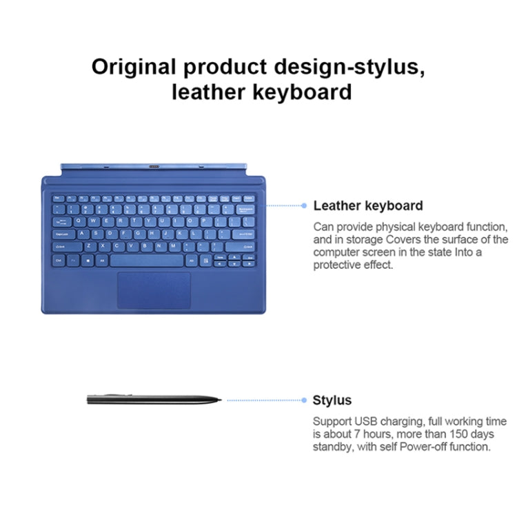 Sistema Windows 10, Intel Gemini Lake N4120 Quad Core fino a 2,6 GHz, con tastiera e penna stilo, supporto Dual Band WiFi e Bluetooth e scheda TF e HDMI, spina americana, PiPO W10 with Keyboard & Stylus Pen