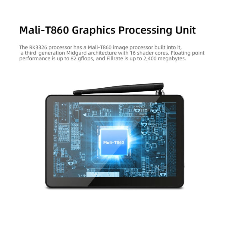 Android 8.1 RK3326 Cortex A35 quad-core fino a 1,5 GHz Supporto WiFi e Bluetooth e scheda TF e HDMI e RJ45, spina americana, X10RK