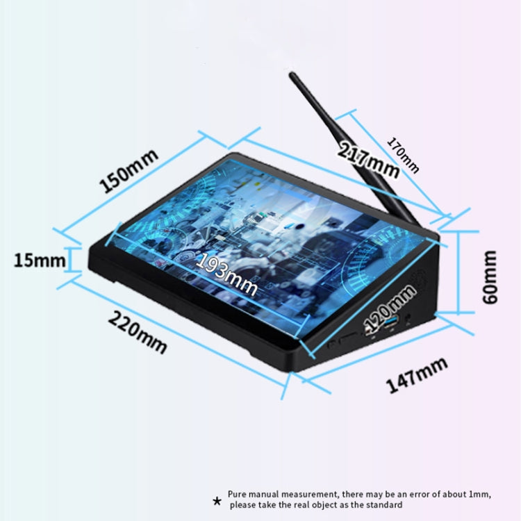 Windows 10 Intel Celeron N4020 Dual Core fino a 2,8 GHz, supporto WiFi e Bluetooth e scheda TF e HDMI e RJ45, spina americana, 4GB+64GB