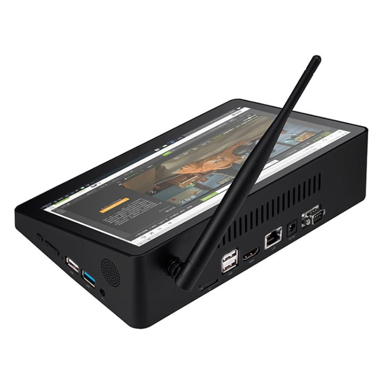 Windows 10 Intel Celeron J4125 Quad Core fino a 2,7 GHz, supporto WiFi, BT e scheda TF, HDMI e RJ45, H10PRO 8GB+128GB+512GB