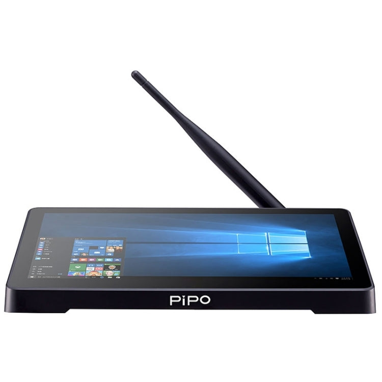 Windows 10 Intel Celeron J4125 Quad Core fino a 2,7 GHz, supporto WiFi e BT e scheda TF e HDMI e RJ45, spina americana, H10PRO 16GB+128GB+256GB