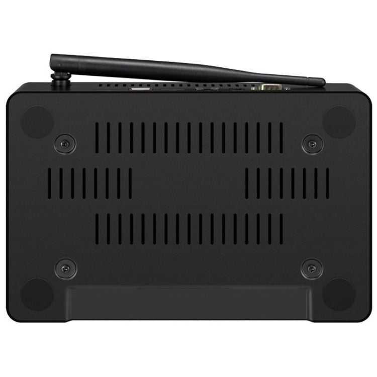 Windows 10 Intel Celeron J4125 Quad Core fino a 2,7 GHz, supporto WiFi e BT e scheda TF e HDMI e RJ45, spina americana, H10PRO 16GB+128GB+256GB