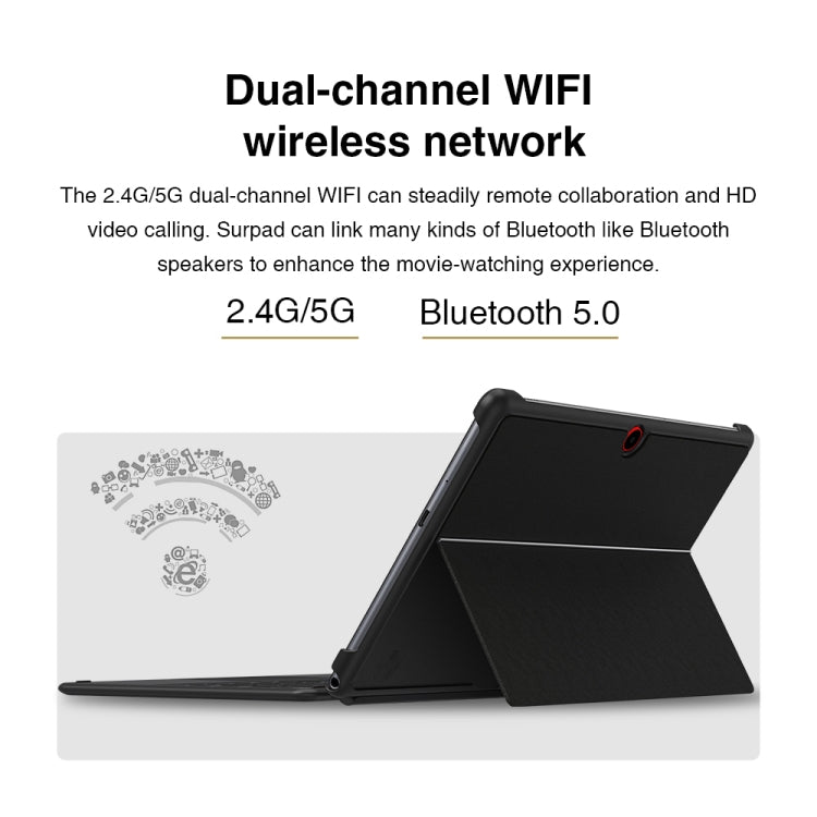 Android 10.0, Helio MT6771V Octa Core fino a 2,0 GHz, supporto Dual SIM e OTG e Bluetooth e WiFi Dual Band, spina europea (nero + grigio), Surpad