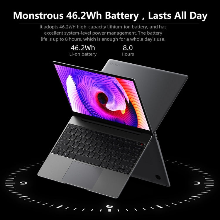 Windows 10 Home, Intel Core i5-8259U Quad Core 2,3 GHz-3,8 GHz, supporto Dual Band WiFi / Bluetooth / estensione scheda TF (grigio scuro), i5-8259U 8GB+512GB