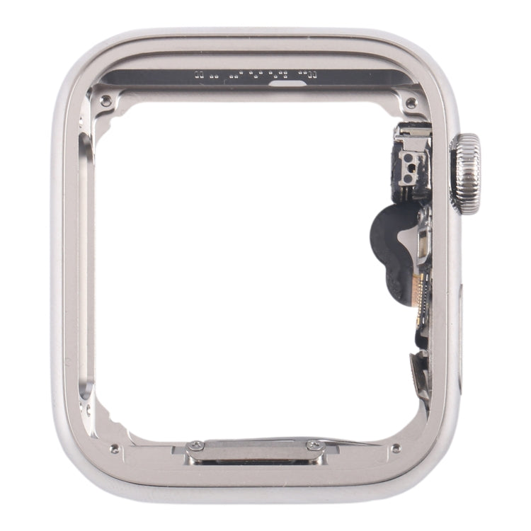 Per Apple Watch Series 5 44mm LTE Cornice centrale in acciaio inossidabile con cavo flessibile Crown Spin Axis, For Apple Watch Series 5 44mm LTE(Stainless Steel)
