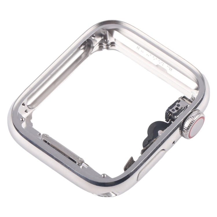 Per Apple Watch Series 5 44mm LTE Cornice centrale in acciaio inossidabile con cavo flessibile Crown Spin Axis, For Apple Watch Series 5 44mm LTE(Stainless Steel)