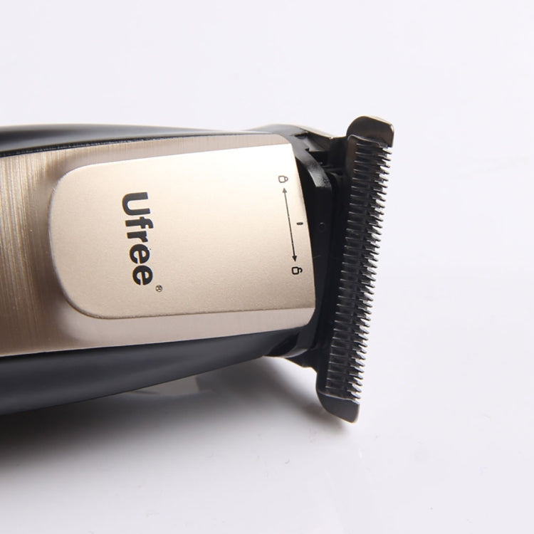 Ufree U-512 Tagliacapelli professionale per parrucchieri ricaricabile con testo inciso piccolo tagliacapelli, spina europea