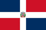 Bandiera Nazionale Repubblica Dominicana 200x400cm