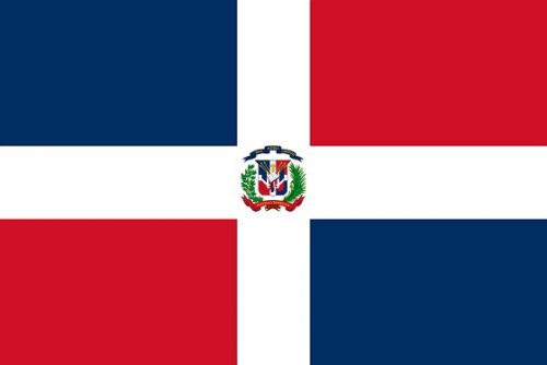 Bandiera Nazionale Repubblica Dominicana 200x400cm