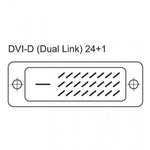 Cavo DVI digitale Dual Link (DVI-D) con ferrite 15 mt.