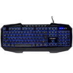 Tastiera Gaming multimediale con 7 retroilluminazioni LED