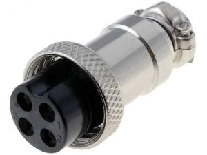 Connettore 4 poli femmina BF per microfono