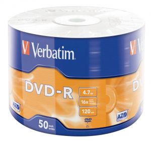 Verbatim - Confezione 50 DVD-R 4.7GB 120min